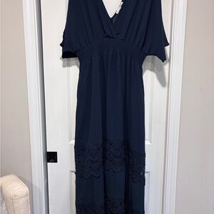 Baltic Born Deep Blue Maxi Dress